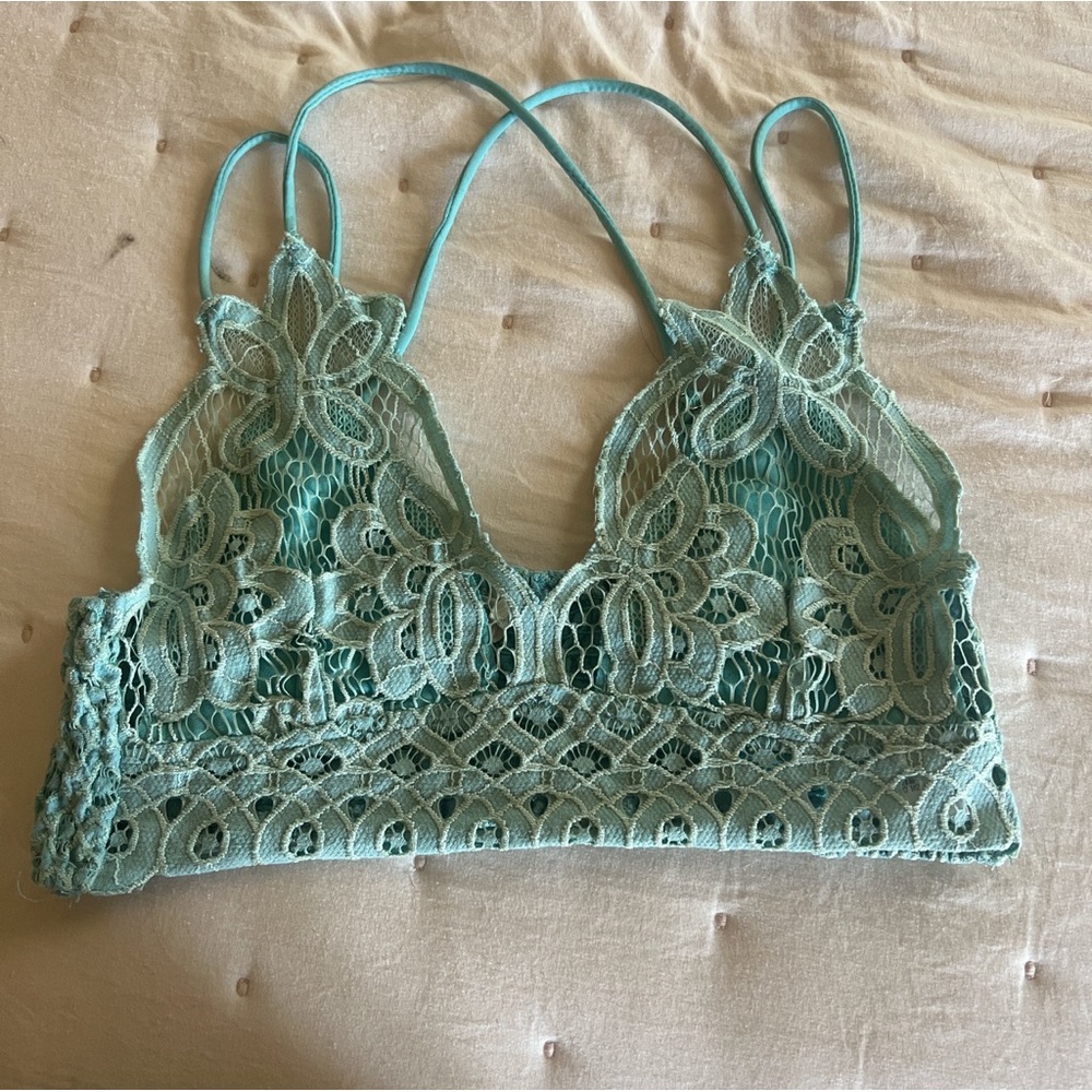 Blue bralette